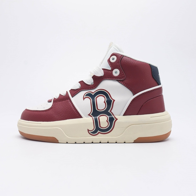 Giày Thể Thao Cổ Cao Màu Đỏ In Logo MLB B Big York Yankees Thời Trang Cho Nam Và Nữ-366