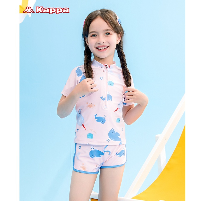 Bộ Đồ Bơi Liền Thân Tay Lửng Họa Tiết Hoạt Hình Xinh Xắn Dành Cho Bé Gái