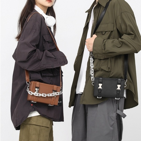 Mischa Túi Đeo Vai Hình Vuông Cỡ Nhỏ Bằng Da PU Màu Trơn Thời Trang Chất Lượng Cao