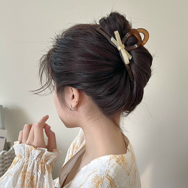 Kẹp Tóc Nơ Lớn 13cm Thời Trang Xuân Hè Mới Chất Lượng Cao Cho Nữ