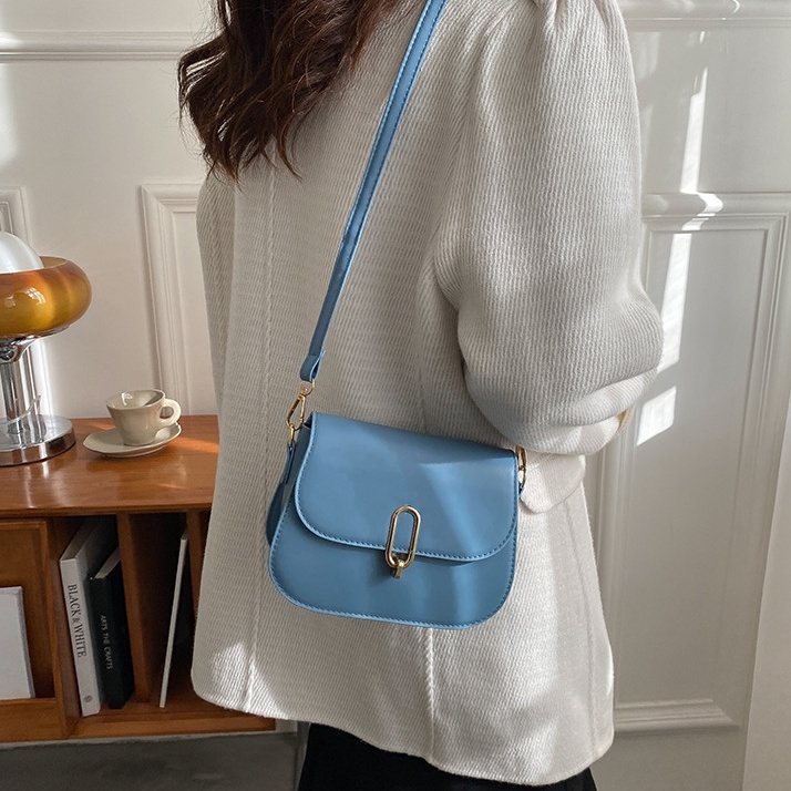Túi Đeo Chéo Có Khóa Kiểu Dáng Đơn Giản Phong Cách Phương T