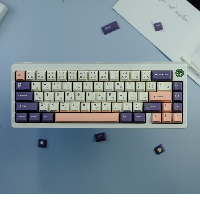 GMK Awesome Keycap, 129 Phím Keycaps PBT Cherry Profile DYE-SUB Cá Nhân Keycaps GMK Cho Bàn Phím Cơ