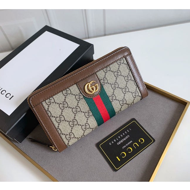 Áo Thun Ophidia series Ophidia Chính Hãng ❣ Ví Gucci Dáng Dài Có Khóa Kéo Thời Trang Cho Nữ523154