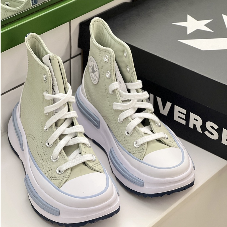 CONVERSE Giày Thể Thao Canvas Đế Dày Tăng Chiều Cao Thời Trang Mùa Xuân B1111