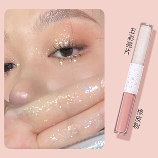 Phấn Mắt Dạng Lỏng Handaiyan Thiết Kế Hai Đầu Lấp Lánh Nhung Mịn