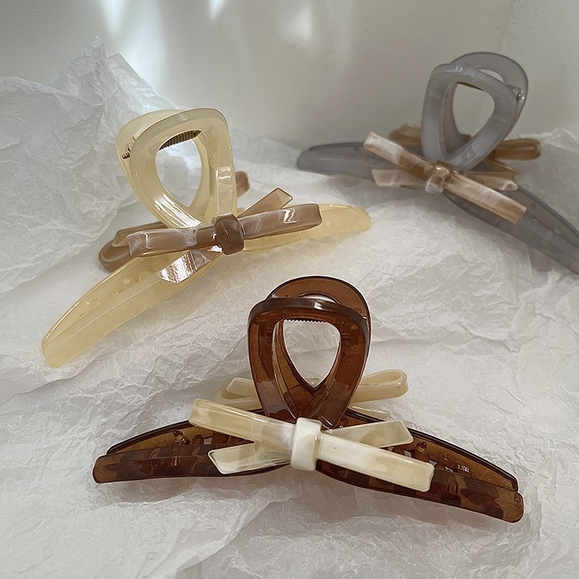 Kẹp Tóc Nơ Lớn 13cm Thời Trang Xuân Hè Mới Chất Lượng Cao Cho Nữ