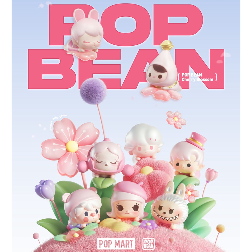Pop bean Mô Hình Búp Bê anime Hoa Anh Đào Dễ Thương Dùng Làm Quà Tặng Giáng Sinh Cho Bé