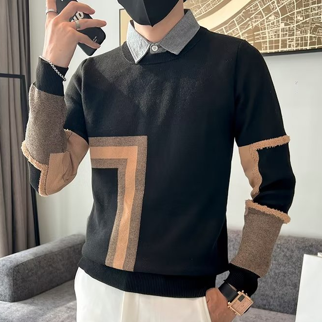 Áo Sweater Hai Mảnh Phong Cách Retro Nhật Bản Thời Trang Mùa Thu Hàn Quốc [A572]