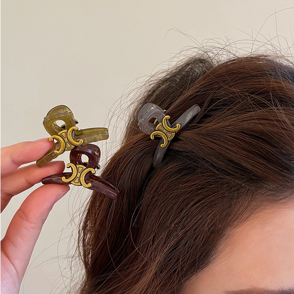 Kẹp Tóc mini In Chữ Đơn Giản Thời Trang Cao Cấp