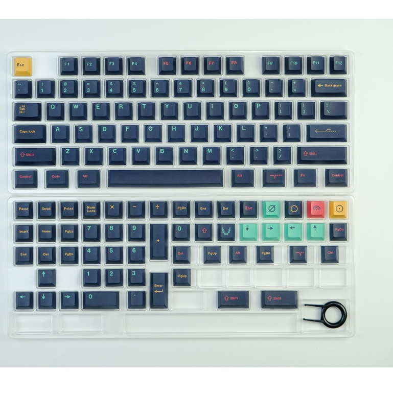 GMK Metropolis Keycap, 129 phím Keycaps PBT Cherry Profile DYE-SUB Cá nhân hóa Keycaps GMK cho bàn phím cơ