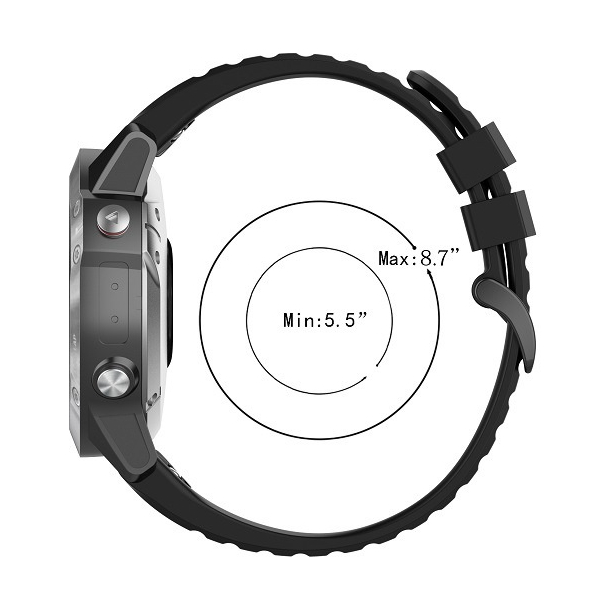 Dây Đeo Đồng Hồ Bằng Silicone 20Mm 22mm 26mm Cho Garmin Fenix 7 7S 7X 6 6S 6X 5 5S 5X Pro Plus