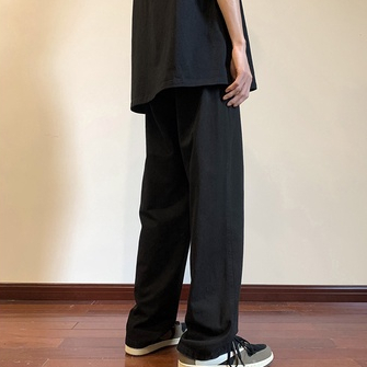Quần ống rộng Kẻ Sọc Hai Bên Thời Trang Dành Cho Nam Size M-3Xl