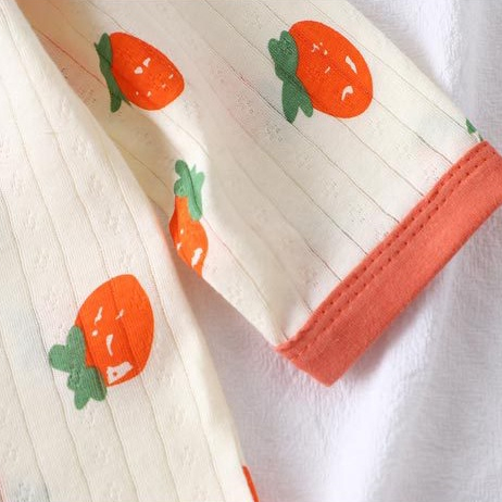 Bộ Đồ Ngủ Áo Sơ Mi cotton + Quần Dài Thời Trang Cho Bé