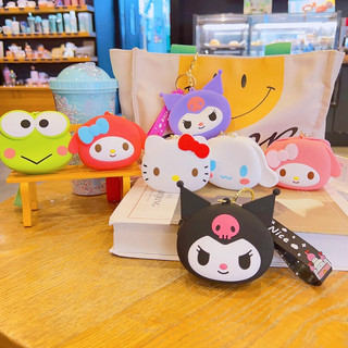 Túi đựng tiền silicon Sanrio dễ thương Cinnamonroll túi đựng đồng xu hoạt hình Melody túi đựng tiền tỷ phú Kuromi và Hello Kitty nhà tổ chức đổi thay quà tặng văn phòng phẩm sinh viên