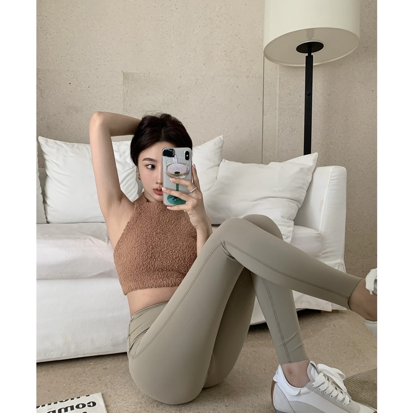 QADCOL Áo Hai Dây Ngắn Hở Lưng Màu Trắng Quyến Rũ Thời Trang Mùa Hè Cho Nữ