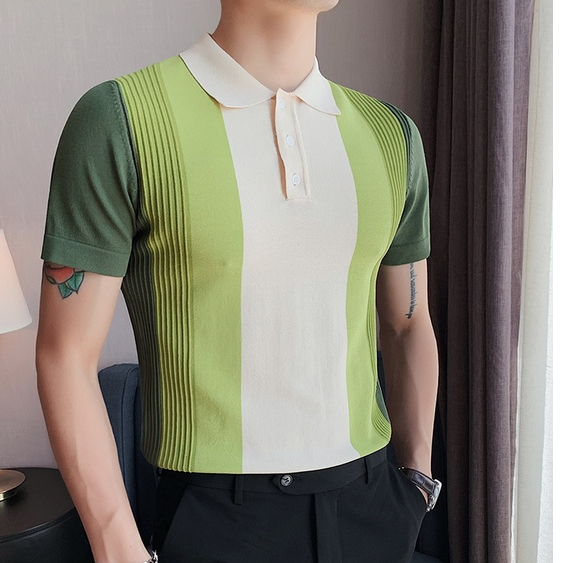 Áo Polo Nam cổ bẻ MEIMCHEthun basic cộc tay vải cá sấu cotton phong cách trẻ trung chuẩn form nhiều màu