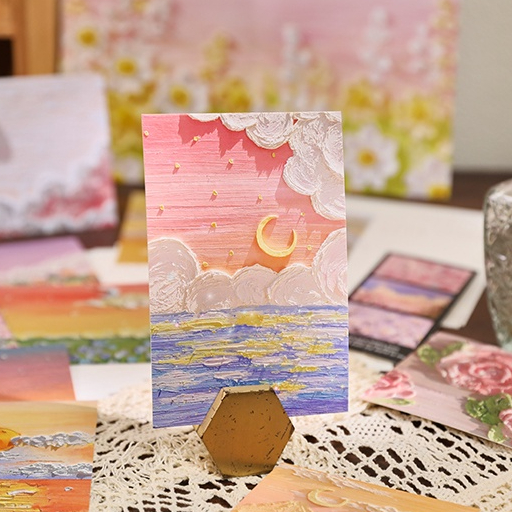 Bộ Bưu Thiếp Dán Đánh Dấu Trang Sách Hình Hoàng Tử Bé Và Chữ Tinh Tế Thời Trang