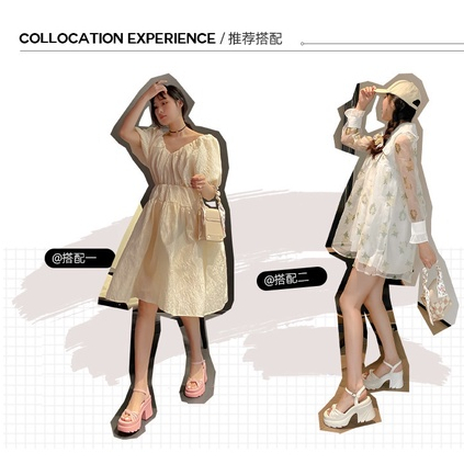 🌈 Giày Sandal Đế Xuồng Siêu Cao Hở Ngón Thời Trang Mùa Hè Mới 2023