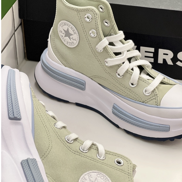 CONVERSE Giày Thể Thao Canvas Đế Dày Tăng Chiều Cao Thời Trang Mùa Xuân B1111