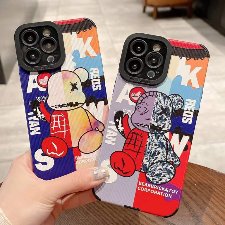 Ốp Điện Thoại Silicon Mềm Chống Sốc In Hình Gấu kaws Cho OPPO RENO7 7PRO 5G RENO8 RENO8PRO RENO RENO 3 RENO4 RENO5 RENO6 Da