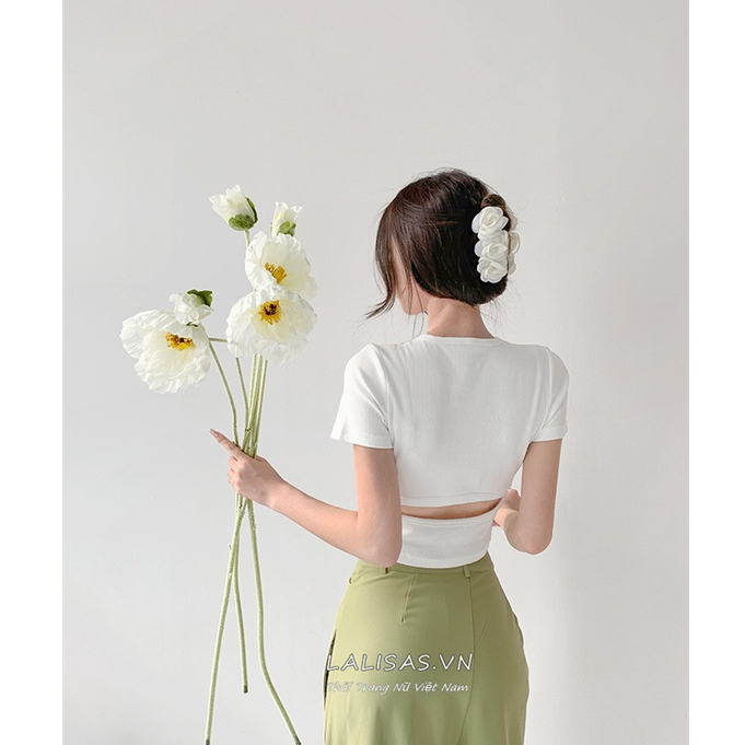 Áo Thun Ngắn Tay Thiết Kế Đơn Giản Thời Trang Mùa Hè Hàn Quốc