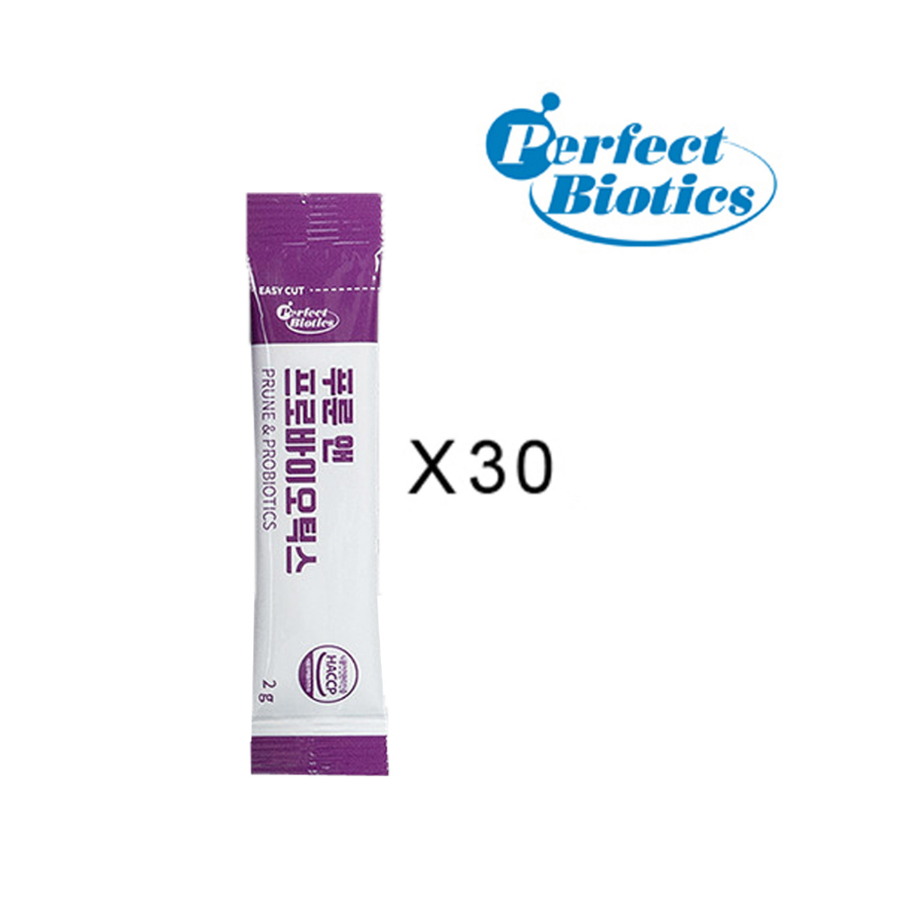 Hàn Quốc vitamin village Perfect Biotics mận khô Probiotics 2g x 30 gói