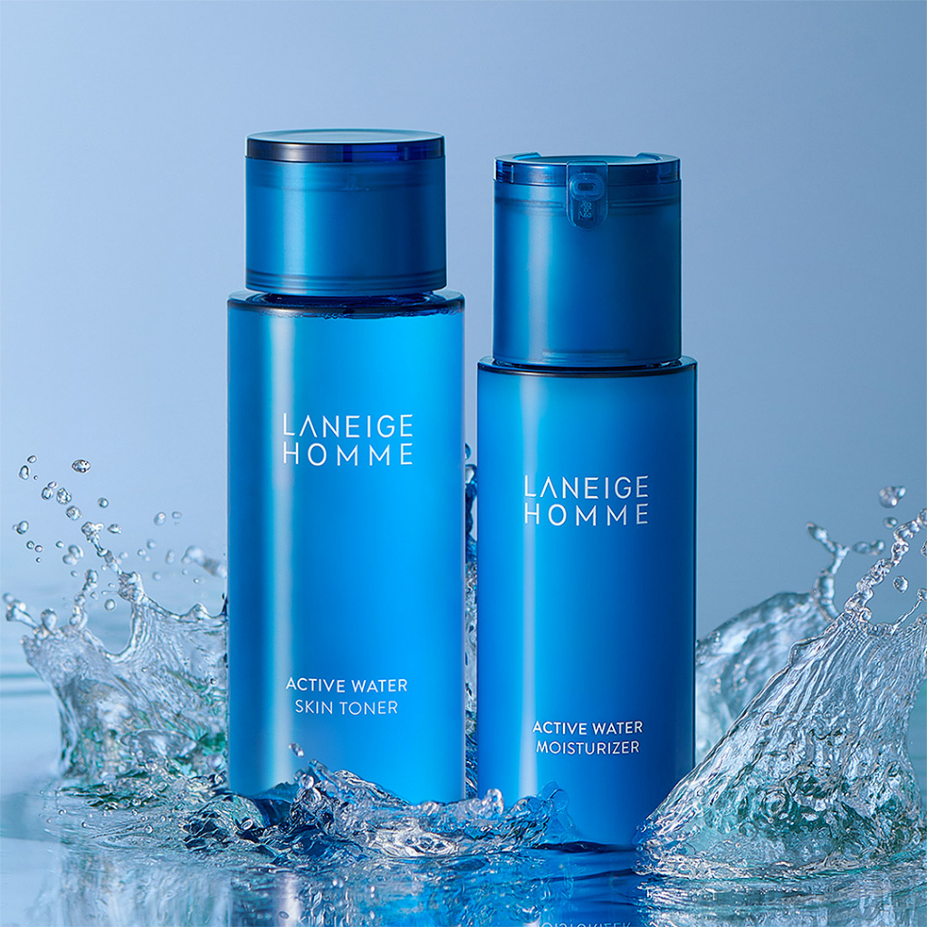 LANEIGE Homme Active Water Moisturizer Tinh Chất Cấp Nước 125ml Giúp Dưỡng Ẩm Cho Da Sau Khi Tắm