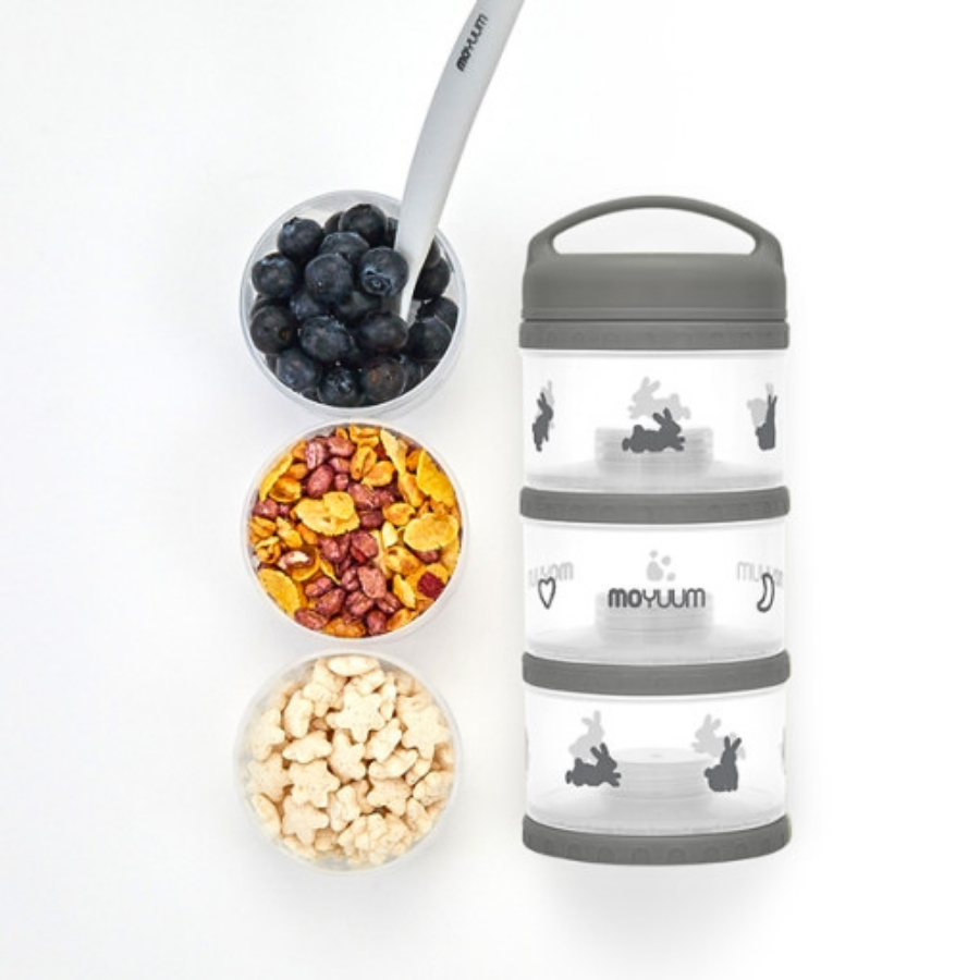 Hộp chia sữa 5 ngăn cao cấp Moyuum thỏ 2023