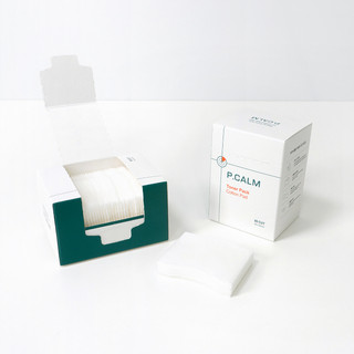 [P.CALM] Hộp Bông tẩy trang P.CALM cotton pad 2 trong 1 (80 miếng)