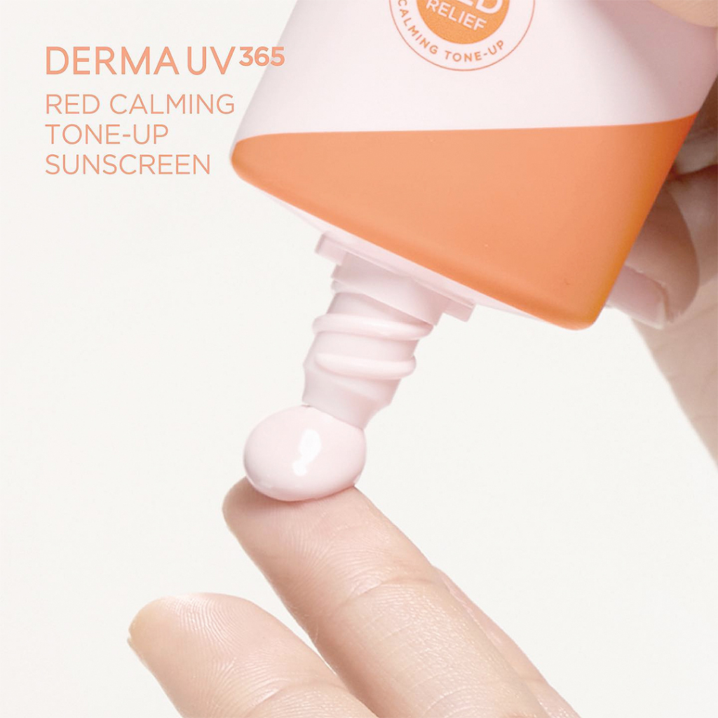 AESTURA Derma UV 365 Barrier Hydro Mineral Sun Block / Red Calming Tone-Up Sunscreen Kem Chống Nắng Aesturaderma uv 365 barrier Chống Tia uv Làm Dịu Tông Màu Da pa + + + - Bảo Vệ Da