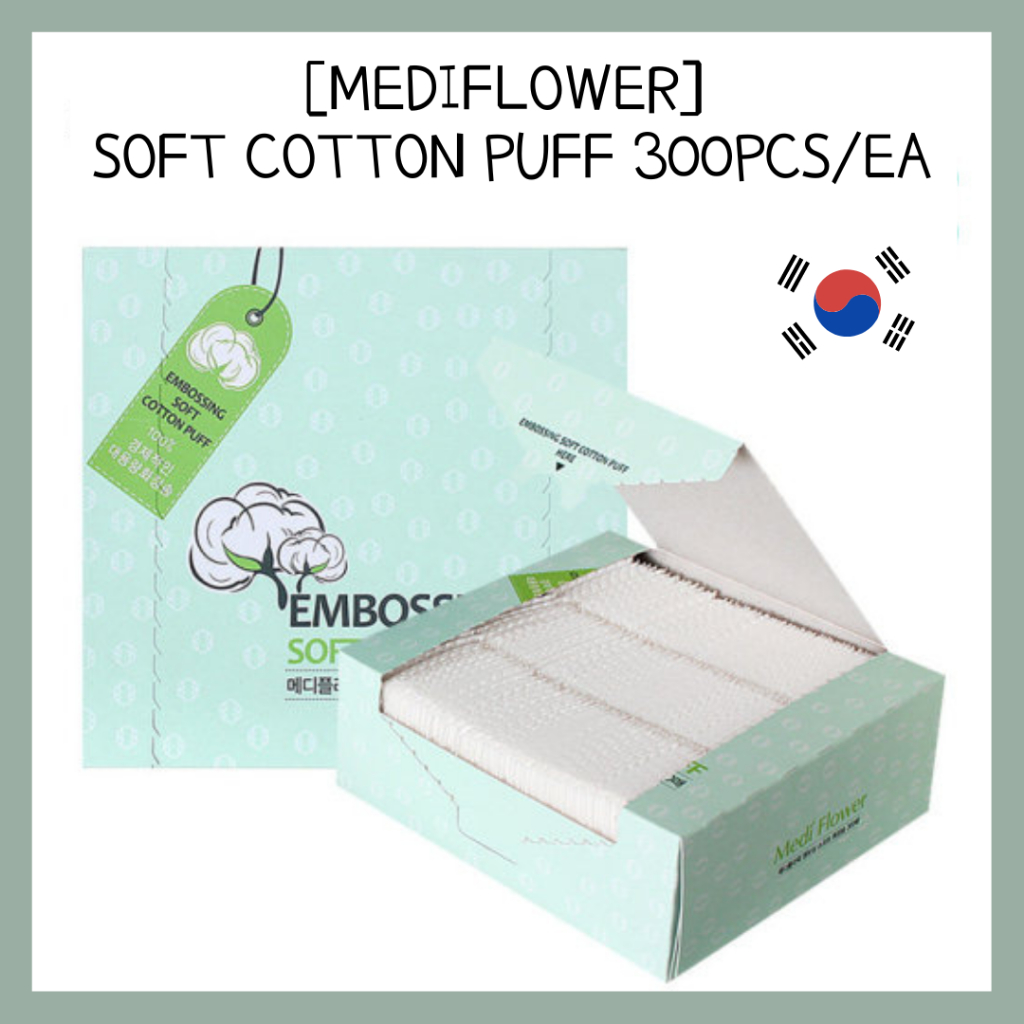 Bông Mút Mềm 300 Chiếc (1EA) / Từ Hàn Quốc