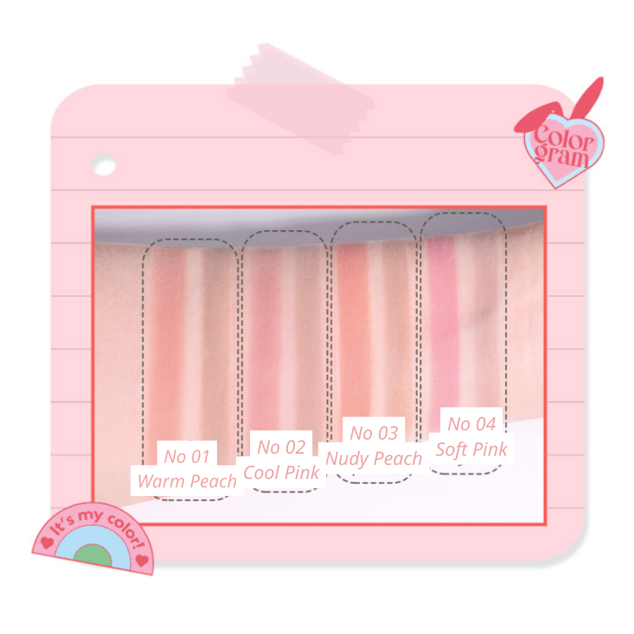 Bút kẻ viền môi Colorgram All-in-one 0,5g+0,2g 4 màu