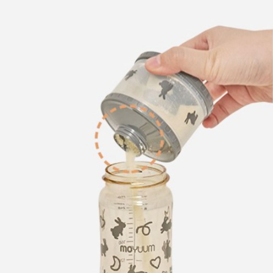 Hộp chia sữa 5 ngăn cao cấp Moyuum thỏ 2023