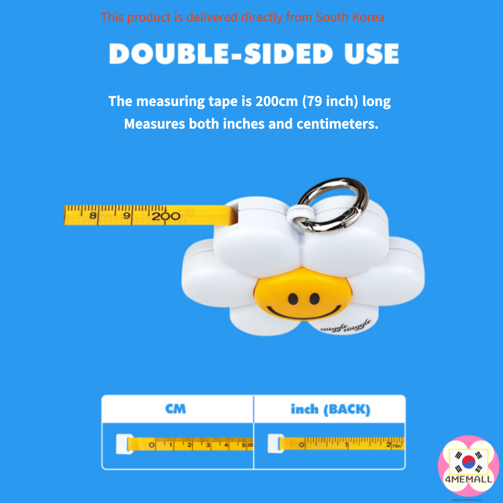 Wiggle wiggle băng đo + móc khóa có thể treo túi 1p 3 loại