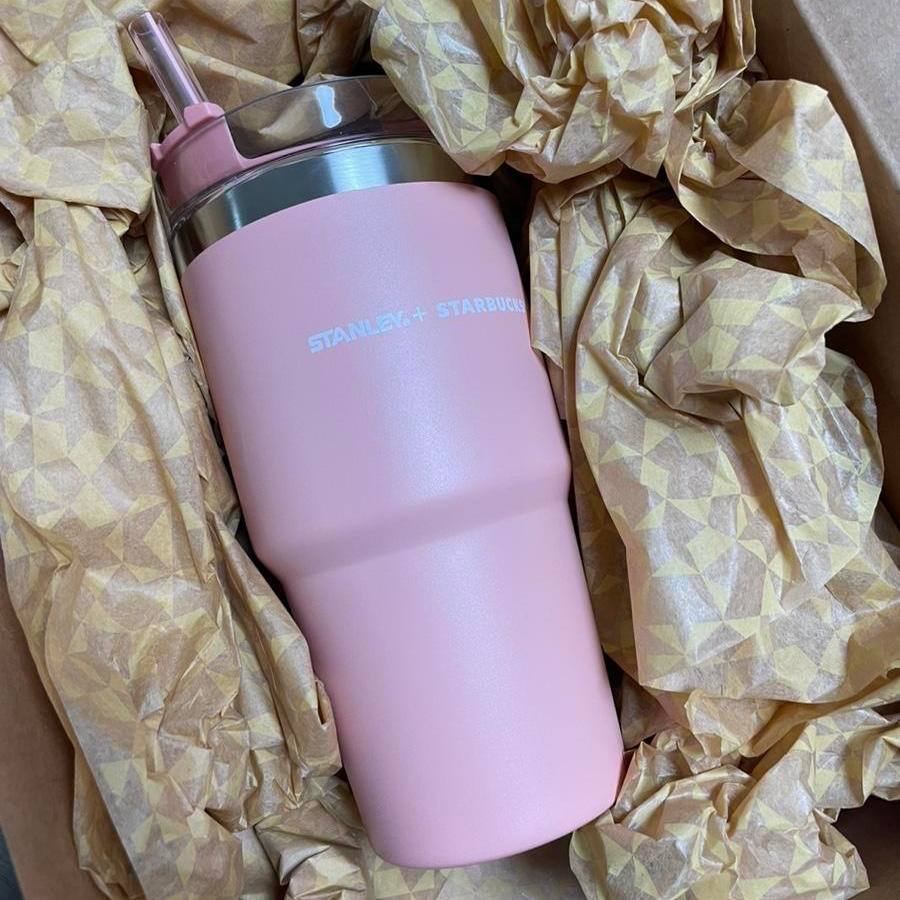Starbucks Hàn Quốc 23 ss Mùa Xuân Stanley Quencher Tumbler 591ml