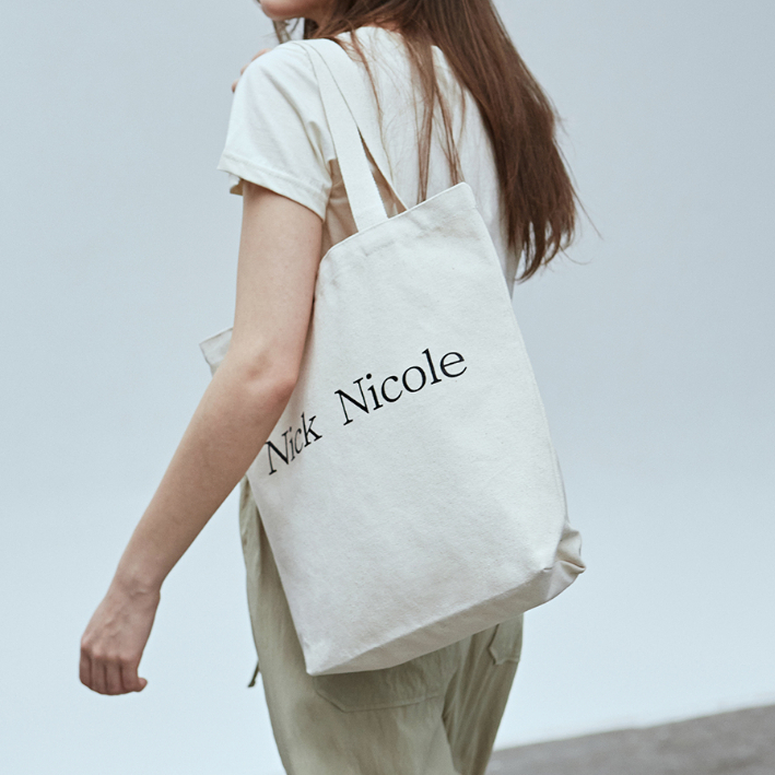 Túi tote Nick&Nicole vải canvas order chính hãng Hàn Quốc