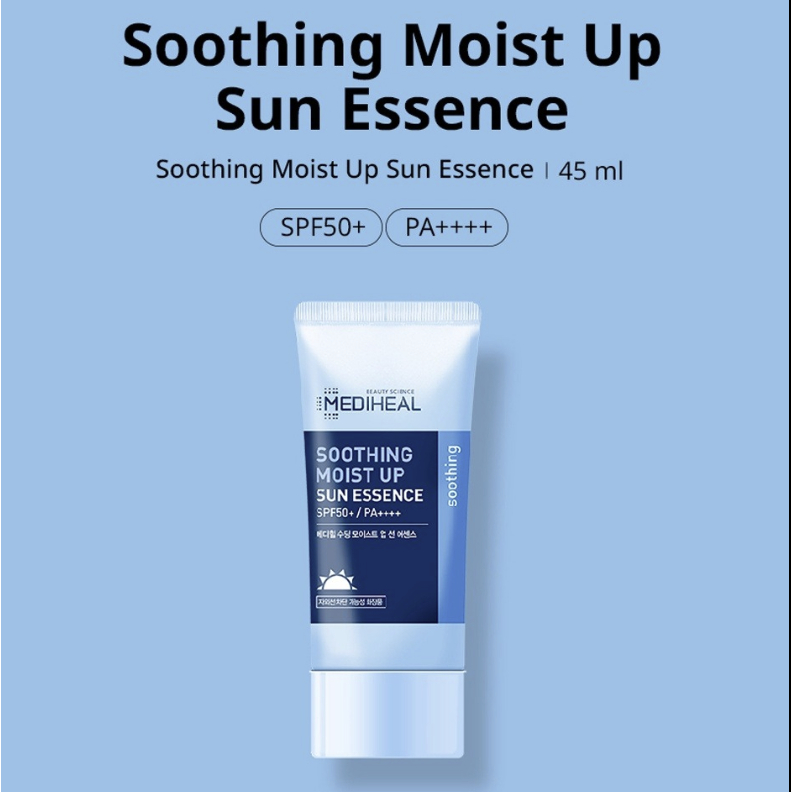 Kem Chống Nắng Mịn Da MEDIHEAL SOOTHING MOIST SUN ESSENCE  45ml