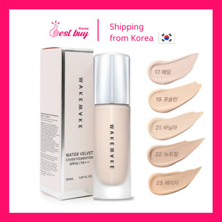 Kem nền che phủ cao mịn lì Wakemake Water Velvet Cover Foundation 30ml/SPF30 PA++