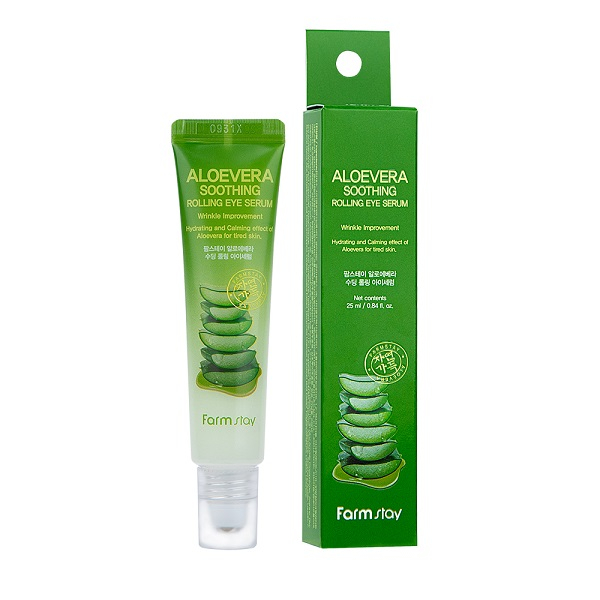 [farmstay] Aloe vera soothing rolling eye serum 25ml