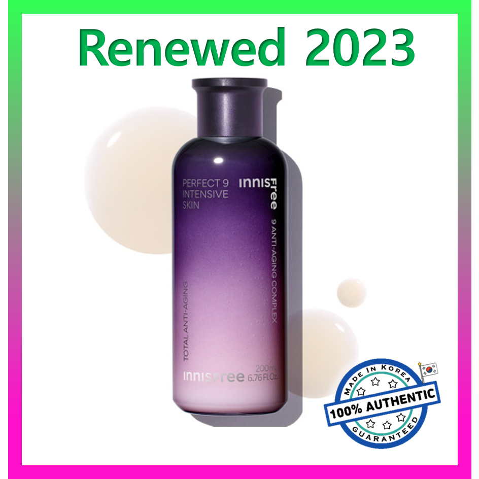 Kem Dưỡng Da Chuyên Sâu 9 innisfree Perfect / innisfree Perfect 9 Intensive Skin 200mL (2023 AD)