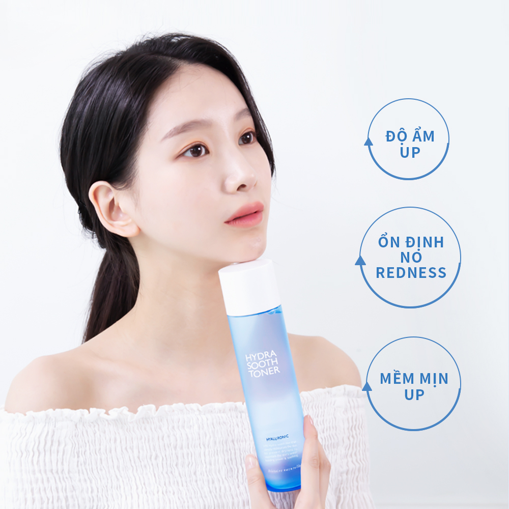 Nước hoa hồng dưỡng ẩm chuyên sâu và làm mềm da HN Hydra Sooth Toner 260ml