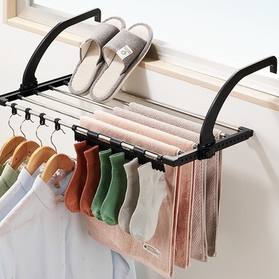 Giá phơi quần áo treo ban công tiện dụng dành cho nhà