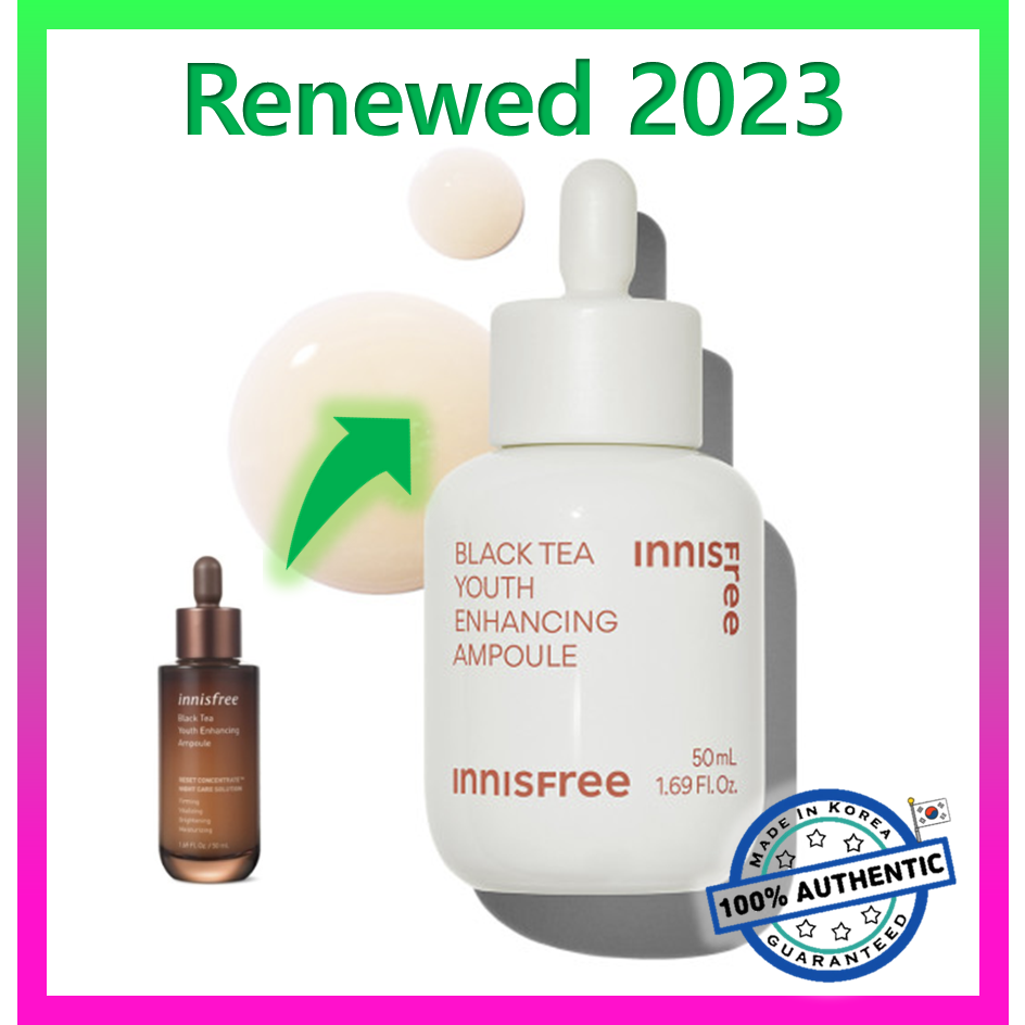 innisfree Black Tea Youth Enhancing Ampoule 50ml (2023 AD)