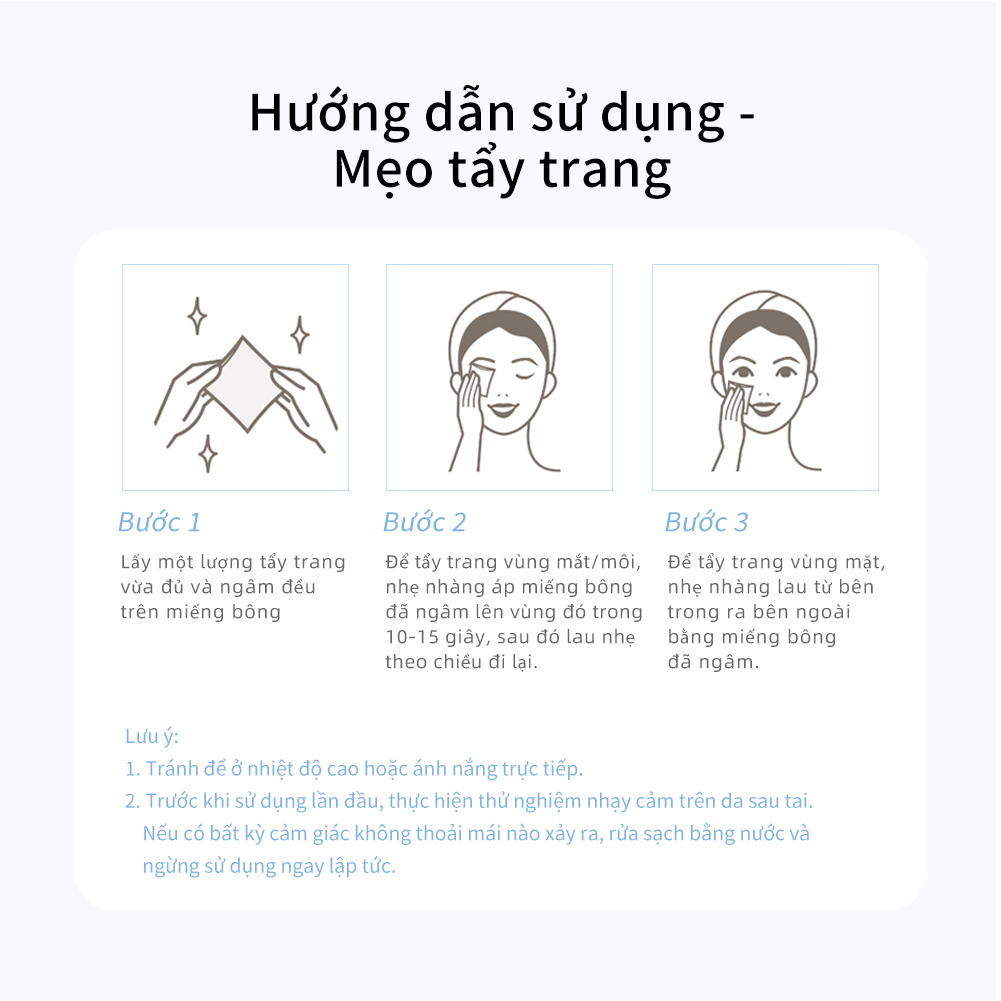 Nước Tẩy Trang Và Làm Sạch Sâu HN Hydra Sooth Cleansing Water Cho Da Dầu Mụn Nhaỵ Cảm 500ml