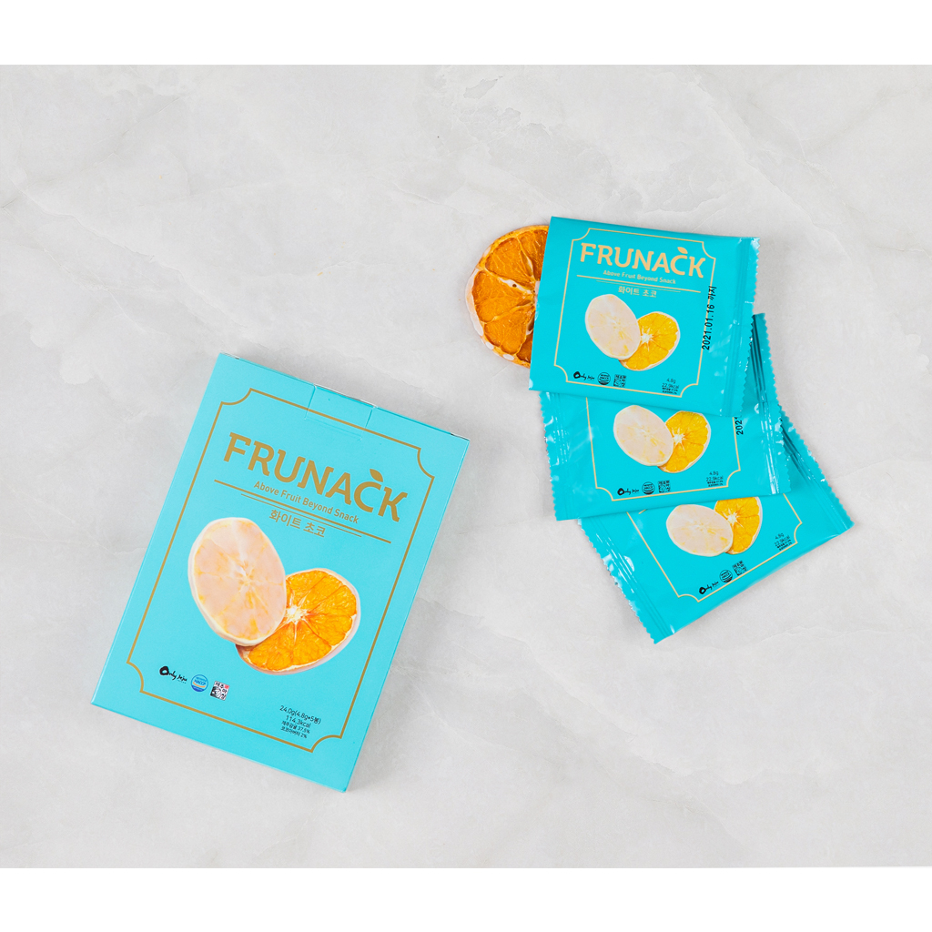 [FRUNACK] White Chocolate 5 pieces x 5packs
