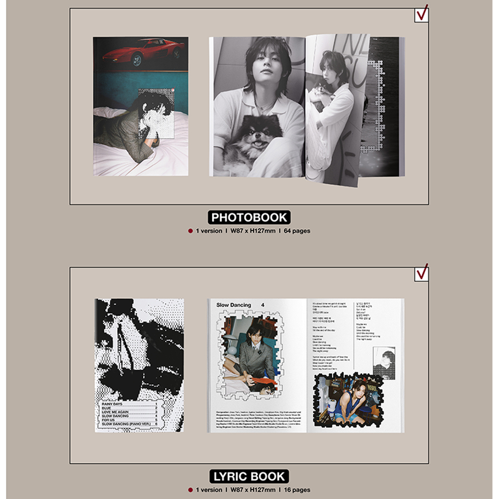 Album Hybe Labels BTS V Solo Layover -   Phiên Bản Weverse