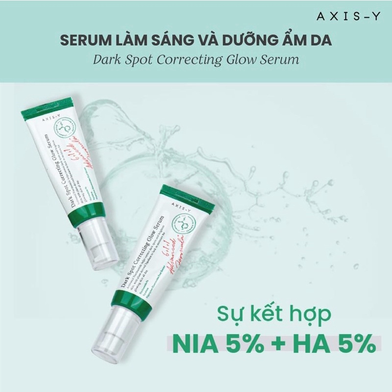 Tinh chất giảm béo axis-y dark spot correcting glow serum - hàng sẵn sàng