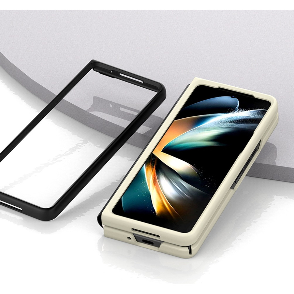 Ốp Điện Thoại tpu + pc Màu Xanh Lá Cho Galaxy Z Fold 4 Aero