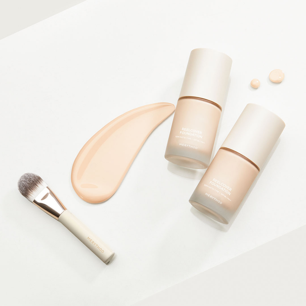 Cọ tán kem nền đầu dẹt Reel Cover Foundation Brush