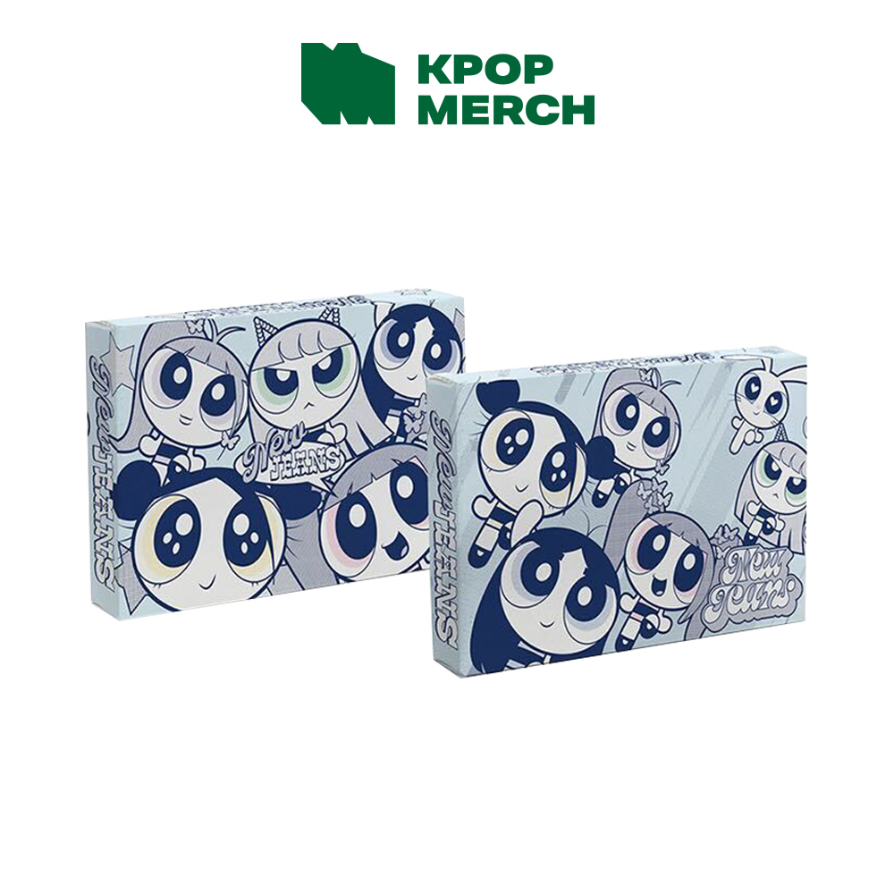 Album ep thứ 2 Hybe Labels newjeans "get up-the powerpuff girls x NJ" no pob phiên bản hộp